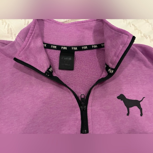 Pink Women's 1/4 zip by PINK Victoria's Secret. Small - Picture 2 of 4